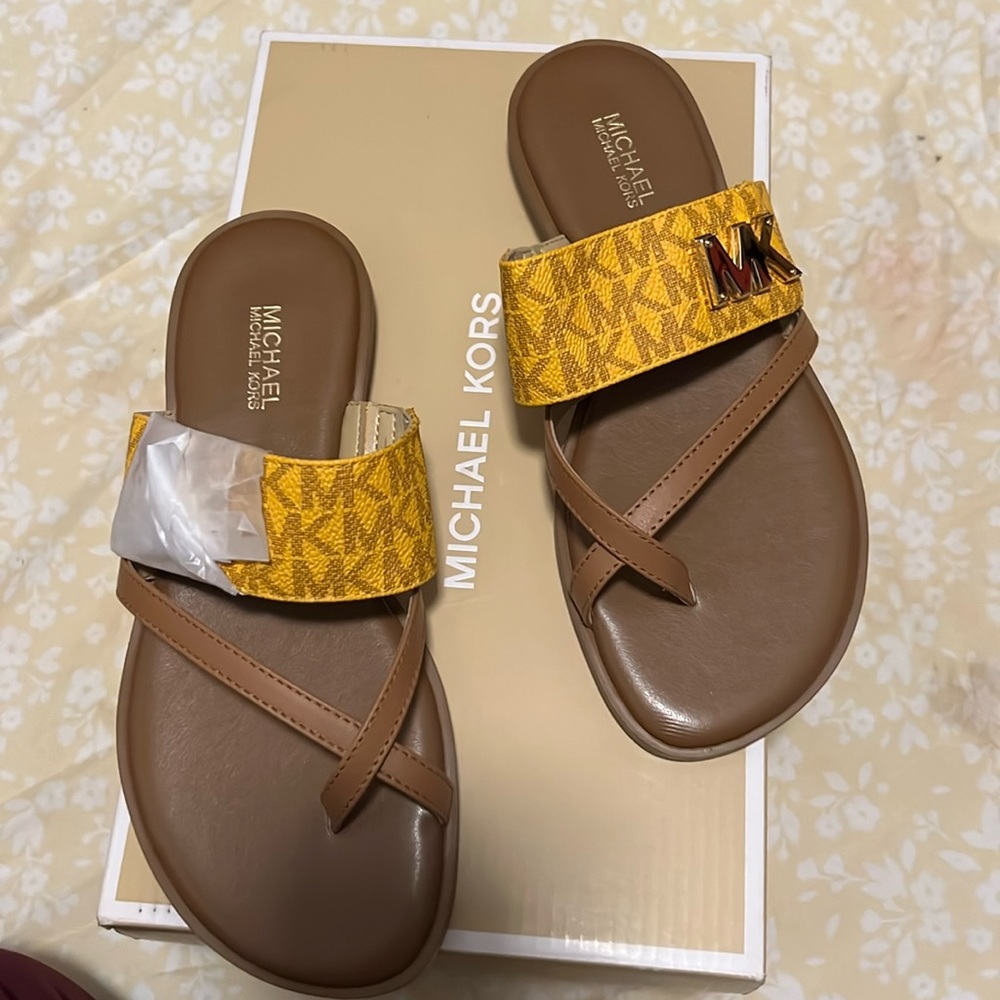 MICHAEL KORS,,,5, Sydney flat sandal,